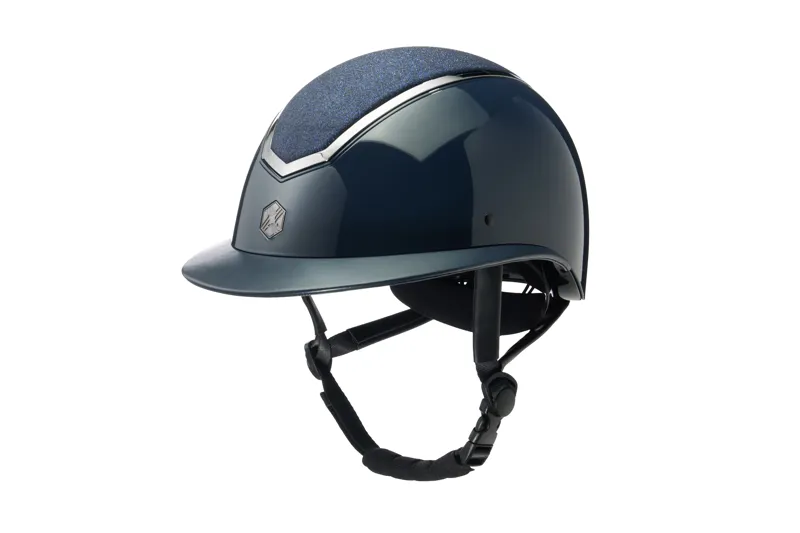 EQX by Charles Owen Kylo Helmet in Navy Gloss Wide Peak-1